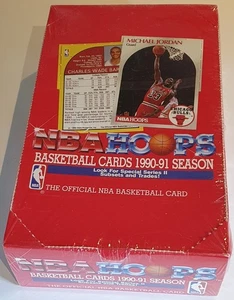 1990-91 NBA Hoops Basketball Series 2 Sealed Box Michael Jordan - Factory Sealed - Picture 1 of 6