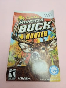 Cabela's Monster Buck Hunter | Wii | Manual Only - Picture 1 of 2