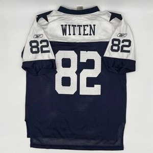 Dallas Cowboys Jason Witten Reebok Throwback #82 Navy Jersey Women's Large 14-16 - Picture 1 of 8