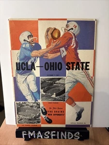 M2 1961 OHIO STATE vs UCLA Oct 7 Football Program Vintage Paul Warfield - Picture 1 of 4