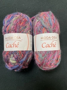 Moda DEA Cache Rave Yarn Wool Blend Italy, 2 Pack - Picture 1 of 4