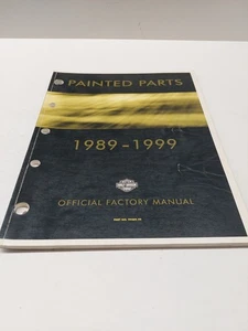 GENUINE HARLEY DAVIDSON 1989-1999 Painted Parts Official Factory Manual 99489-99 - Picture 1 of 5