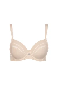 LISCA 95G Special Price 020148 ALEGRA Underwired Mesh Bra Beige 22 - Picture 1 of 5