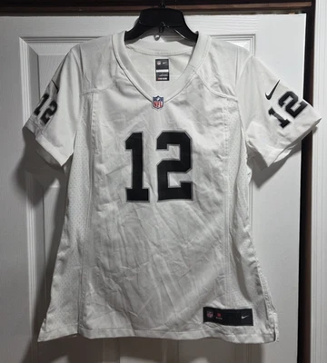 Nueva camiseta Nike Rich Gannon Las Vegas Raiders blanca para mujer talla L $130 Foto 1 de 4