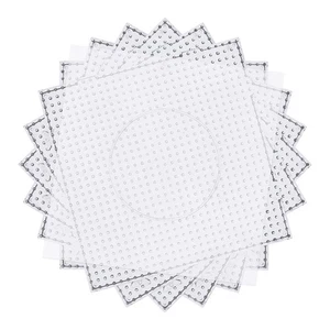 Phinus 6 PCS 5mm Fuse Beads Pegboards Kits, Plastic Bead Boards with 4 PCS - Picture 1 of 7