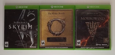 Lote Elder Scrolls Xbox One: Skyrim Edición Especial. - Edición Oro Online. - Morrowind Foto 1 de 3