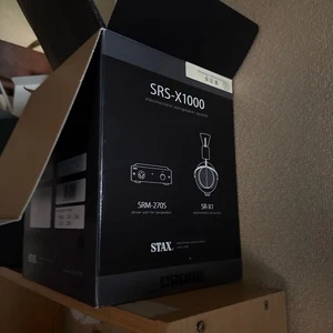 STAX SRS-X1000 Headphones Entry System SR-X1 SRM-270S set Black Tested - Picture 1 of 4
