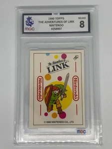 Adventures of Link Zelda Nintendo Topps 1990 GRADED MGC 8 Retro Trading Card - Picture 1 of 1