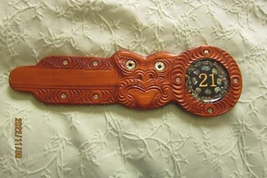 Maori Designed 21st Carved Key - Stunning - Picture 1 of 8