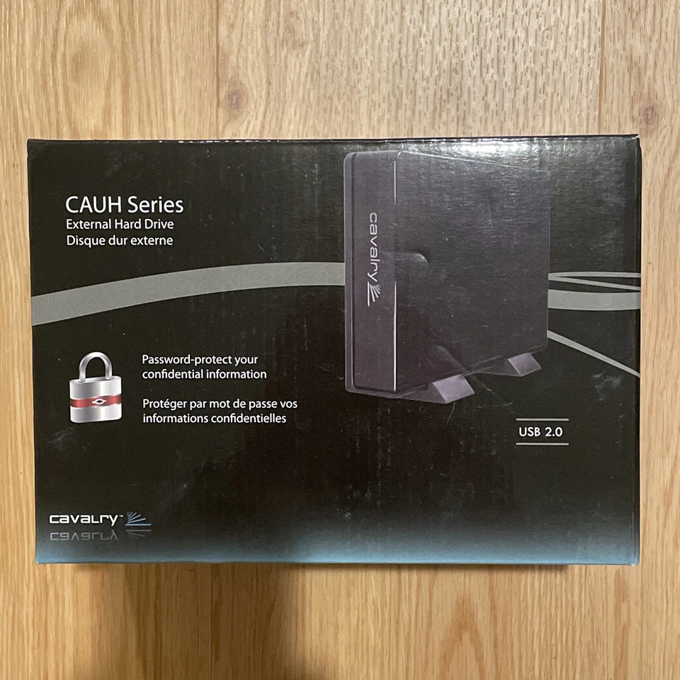 NEW Cavalry External Hard Drive Enclosure USB 2.0 Password Protect Security - Image 1 of 3