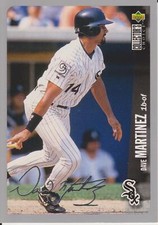 1996 Collector's Choice Silver Dave Martinez #499 Chicago White Sox Baseball