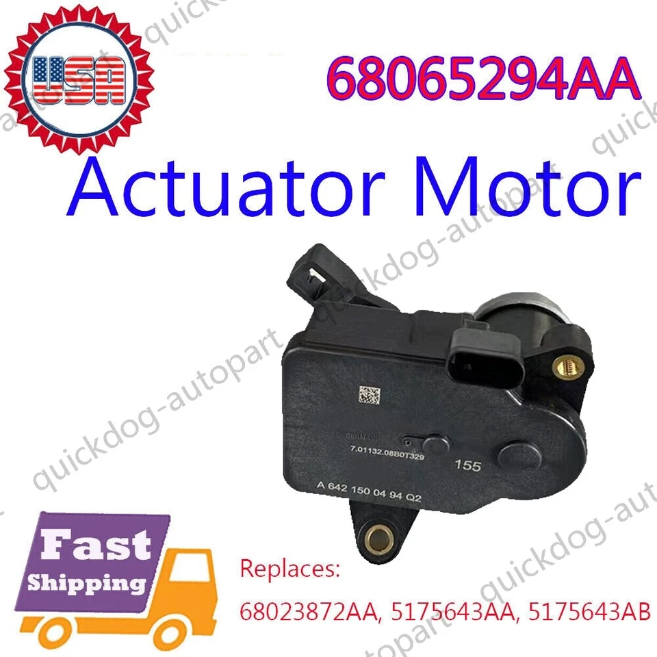 Motor actuador para Jeep Grand Cherokee Chrysler 3.0 CRD 05-10 68065294AA nuevo fabricante de equipos originales Foto 1 de 4