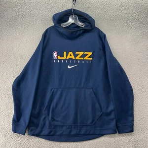 Utah Jazz Sweatshirt Mens Extra Large Nike NBA Authentics Engineered Pullover - Picture 1 of 12