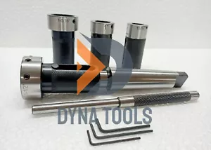 Lathe Tailstock Die Holder Set Floating Type MT4 For Inch Size OD Dies Imperial - Picture 1 of 7