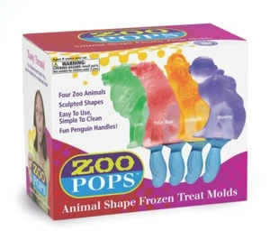 Zoo Pops Animal Shape Frozen Treat Molds Set Of Four Hog Wild Idea Kitchen NEW - Picture 1 of 2