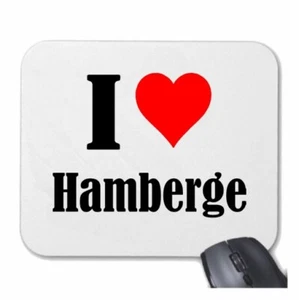 MOUSEPAD Mauspad I Love Hamberge Ich Liebe Hamberge - Photo 1/1