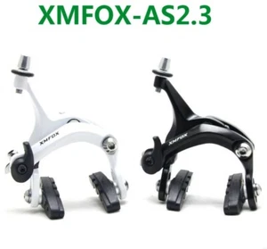 Road Bicycle Race Dual Pivot Brake Clamp Pads Side Pull Caliper Brake Front Rear - Picture 1 of 19