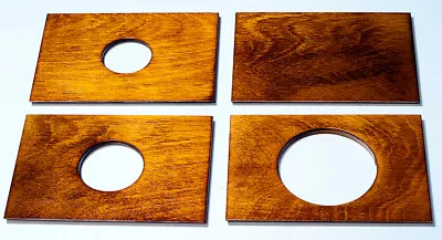 1 Lens Board 5x3.5" for Gundlach Korona Panoramic View 5x12" Camera, ply/stained - Image 1 of 2