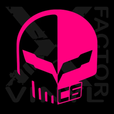 Chevrolet Jake Corvette Skull Generations Dicut Vinyl Decal C4 C5 C6 C7 14COLORS Foto 1 de 4