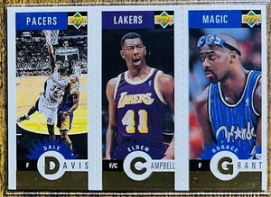1996-97 Upper Deck Mini -Cards GOLD Dale Davis/Elden Campbell/Horace Grant NM-MT - Picture 1 of 2