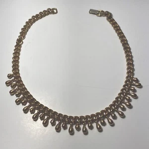 BERGÈ Gold Filled Necklace With Dangle Pendants ^ - Picture 1 of 6