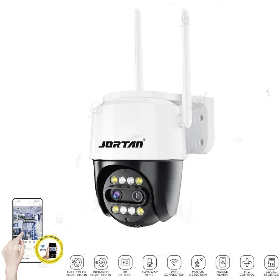 ROBERTAGOR JORTAN TELECAMERA WIFI ESTERNA MOTORIZZATA IP CAMERA DI SORVEGLIANZA INFRAROSSI SMART