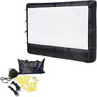 9.5' Portable Diagonal Inflatable Mega TV Movie Theater Projection Screen w/Blow