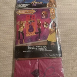 Hannah Montana Giant Decorating Set Room Wall 6 Piece Miley Cyrus Vintage - Picture 1 of 3