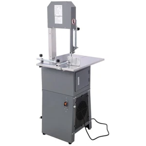 Seghetto a nastro per macellaio commerciale 2 in 1 macchina affettatrice carne - Foto 1 di 10