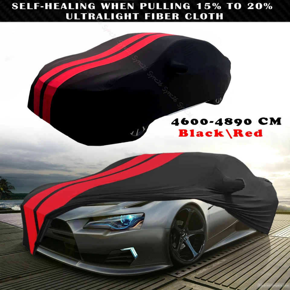 Cubierta completa elástica a prueba de polvo para Mitsubishi Eclipse interior línea roja Foto 1 de 4