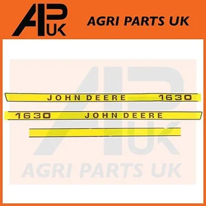 Juego de calcomanías de capó juego de pegatinas kit transferencias de emblemas para tractor John Deere 1630 - Imagen 1 de 1