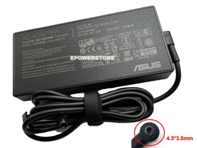 Cargador adaptador de CA de 20 V 7,5 A 150 W para Asus ZenBook Flip 15 Q539ZD fuente de alimentación Foto 1 de 4