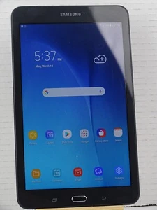 Samsung Galaxy Tab E SM T377W - 8" 16GB Android Tablet Tested  - Picture 1 of 9