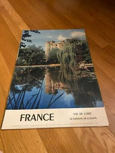Frankreich Val De Loire La Chateau De Clisson Vintage Poster - Bild 1 von 3