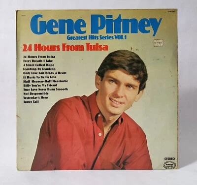 Gene Pitney - Greatest Hits Series Vol 1 (24 Hrs From Tulsa)- Music Vinyl Record - Image 1 of 4