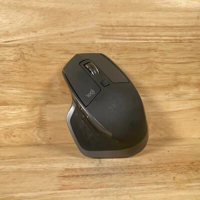 Logitech MX Master 2S Black/Grey Wireless Bluetooth USB 7-Buttons Gaming Mouse - Image 1 of 4