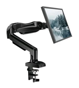 HUANUO Jednoramienny regulowany stojak na monitor Pełny ruch Uchwyt biurkowy 13-27" 14lbs - Zdjęcie 1 z 21
