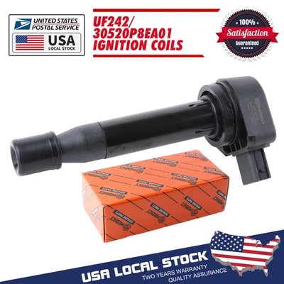 Paquete de 8 bobinas de encendido 30520P8EA01 para Honda Odyssey Acura 1999-2009 3,0/3,2/3,5 L Foto 1 de 4