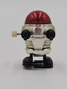 Vintage Tomy Rascal Robots Lost in Space Wind-Up Toy WORKS 1977 Silver Black A - Picture 1 of 6