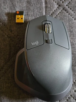 Logitech MX Master 2S Kabellose Maus - Graphit - Bluetooth UND USB Unify - Bild 1 von 2