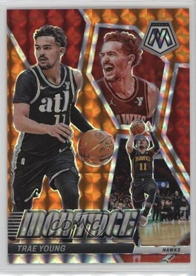 2023-24 Panini Mosaic Montage Orange Mosaic Prizm /49 Trae Young #9 - Image 1 of 2