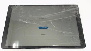 Samsung Galaxy Tab A SM-T510 10.1" (Silver 32GB) Wifi CRACKED GLAS BROWN - Afbeelding 1 van 2