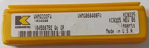 KENNAMETAL Carbide Inserts 5-pack - KC9225 - WNMG332FW - WNMG060408FW    (C1) - Picture 1 of 4