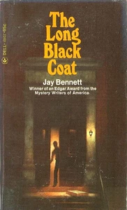 THE LONG BLACK COAT, by Jay Bennett - suspense novel, 1974 Dell PB 1st, VF - Picture 1 of 1