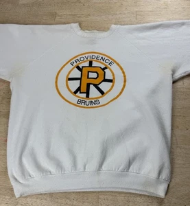 De colección Años 90 Providence Bruins Cuello Redondo Talla XL Fruta del Telar Hecho en EE. UU. Manchado - Imagen 1 de 12