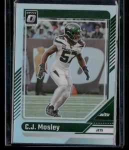Donruss Optic #157 C.J. 2024 Mosley Holo New York Jets - Imagen 1 de 2
