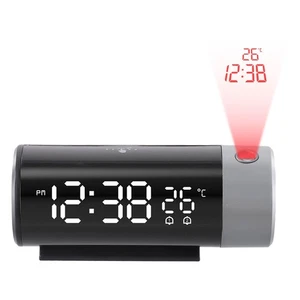 User Centric Electronic Alarm Clock with Dual Functionality Time & Temperature - Picture 1 of 24