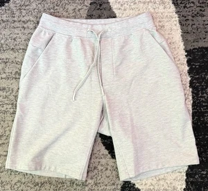 Pantalones Cortos Gris Entrepierna 9” Lululemon Steady State Usados en Excelente Condición Talla Mediana - Imagen 1 de 8