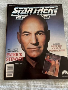 Star Trek The Official Fan Club Magazine Exclusive with Patrick Stewart Part 2 - Picture 1 of 7