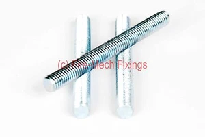 M6 M8 M10 M12 M16 M20 M24 Threaded Rod (BZP) 1 Metre Lengths FREE nuts/washers - Picture 1 of 1